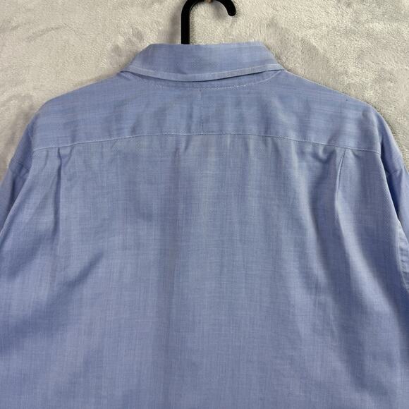 Turnbull & Asser Men's Dress Shirt XL?*READ Blue Classic Luxury Button Down - Picture 10 of 16